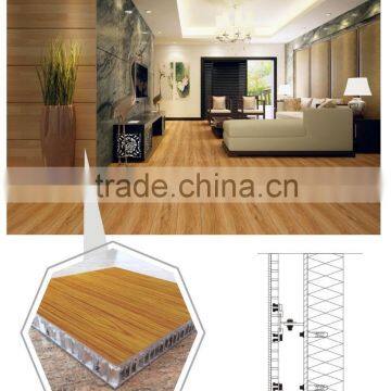 Wooden Aluminium Honeycomb Panel for interior wall