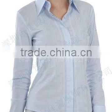 uniform shirt/Light blue shirt for women/work shirt