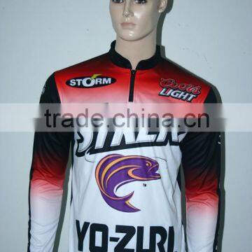 Custom Sublimation Lsolated Ultraviolet Rays Man Fishing Wear Shirt