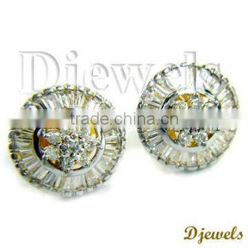 Diamond Earrings, Ladies Diamond Earrings, Earrings Jewelry