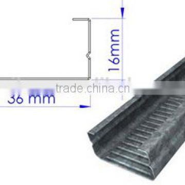 Australia suspended ceiling system/furring c channel 36*16 a6