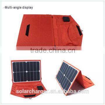 30W Portable Universal Foldable Solar Cell Phone Charger for Laptop and Mobile Phone photo-2