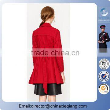 2016 New Desgin Lady Winter Coat Double Breasted Coat