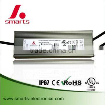 UL CUL listed 24v 150w 0-10V constant voltage led dimmable driver