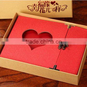 Top Sale Wedding Memory Gift Handmade Diy Storage Kraft Paper Photo Box With Lid photo-6
