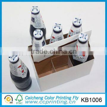 4 pack paper beer carrier box