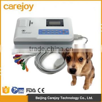 CE ISO Approved Single channel Vet Veterinary Electrocardiograph ECG EKG machine