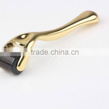 Wholesale 540 Titanium Needles 0.25mm Metallic Golden/Silver Handle DTS Derma Roller