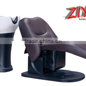 Ceramic basin and good ABS material shampoo chair hair salon