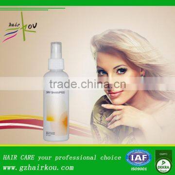 2016 chinese hot new product Daily clean sulfate free dry shampoo spray