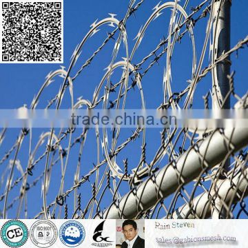 Stainless Steel Razor Barbed Wire/Huaxiang/20 years Factory