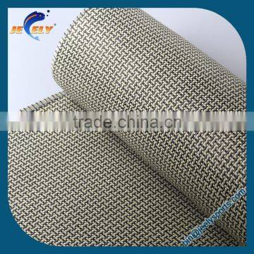 Carbon Fiber 3K Aramid 1500D Cross Weave Hybrid Fabric 200g/m2 Aramid Carbon Cloth