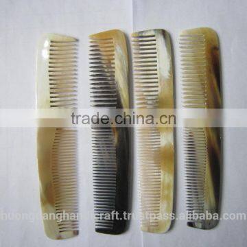 Big sale buffalo horn hair comb with low price made in Vietnam