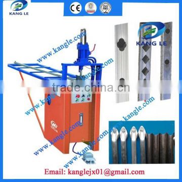 Steel tubes round hole drilling machine / Tubes punch machine for bed window making