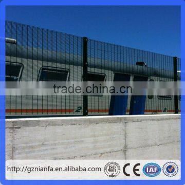 Guangzhou Factory Powder Coated 358 High Security Fence/Galvanized iron metal Security Fence