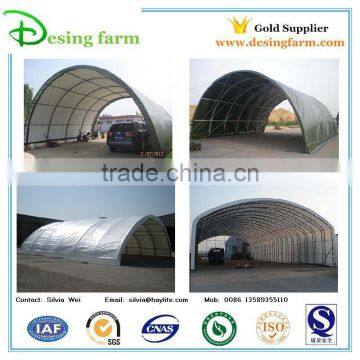Quick install airplane hangar tent