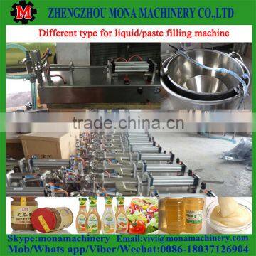 Hot Horizontal Pneumatic Double Heads Cream Paste Filling Machine photo-4