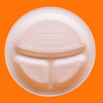 Different Sizes Cornstarch Tableware With FDA Certificated Disposable Plate photo-4