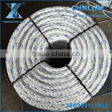 PP Mooring Ropes 3-Strand with blue mark