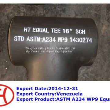 ASTM A234 WP9 Equal Tee