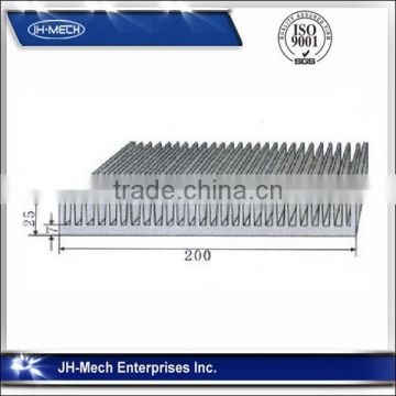 OEM flat aluminium attachable heat sink