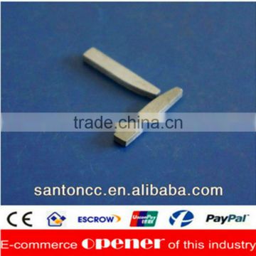 Manufacturer supply type E5 tungsten carbide tip/hard alloy cutting tips/carbide brazed tips