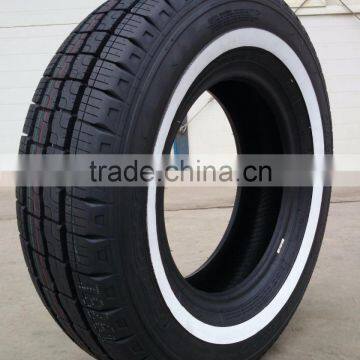 180,000 Kms TIMAX Cheap Wholesale PCR WSW OWL White Sidewall Letter Radial Car Tyre photo-3