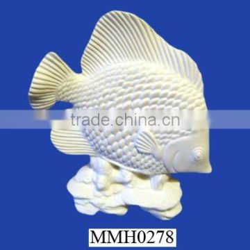 Porcelain butterfly fish shaped bisque Ornamental Fish