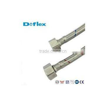 2015 Doflex new design high pressure 50cm EPDM Stainless Steel 304 Wire Braided flexible Hose