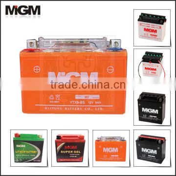 YTX9-BS 12 V 8ah high performance motorcycle battery