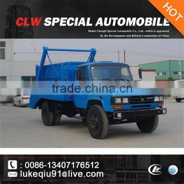 DONGFENG 140 4*2 Side Lift Swing Arm Garbage Truck 6CBM