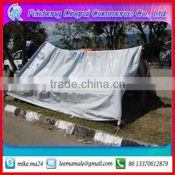 130gsm rain proof PE Tarp for relif tent