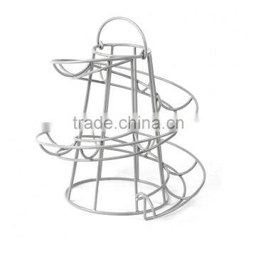 Clay Coloured Helter Skelter Shaped Egg Stand photo-2
