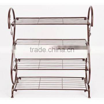 Vivinature shoes store shelf and metal seating shoes furniture for lving room