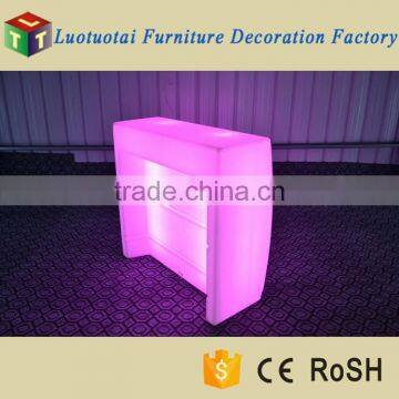 LED Remote Straight Bar Counter/ Hot Sell LED Rechargeable Bar Counter/LED Outdoor Lawn Use Bar Counter photo-5