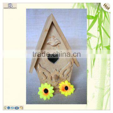 sale cutting laser engraved wood craft decorative bird cages