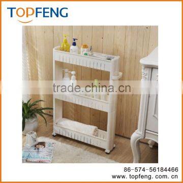 Plastic Storage Rack With Wheels/Slide Out Storage Tower photo-2