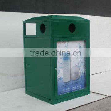 Arlau Outdoor Steel Elegant Trash Bin photo-5