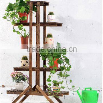 Handmade wholesale 4 floor flower rack for sale