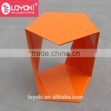 New Style Polygon Sofa Side Table Coffee Table With Glossy Finished photo-3
