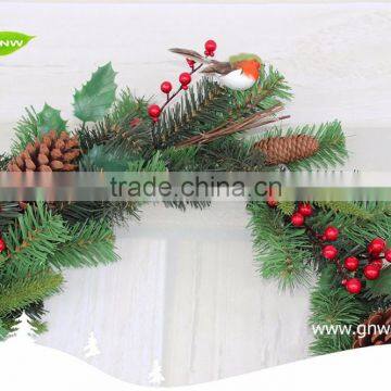 GNW CHGR-1607023 New Arrival Wholesale PVC Artificial Christmas Garland for Christmas photo-2