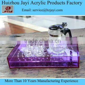 Alibaba china custom acrylic gongfu tea tray japanese tea tray