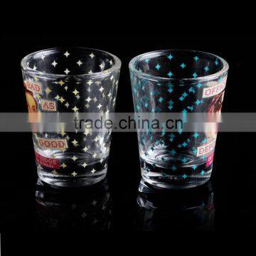 Transparent Custom Silk Decal Printing Glass Mug for Drinking photo-2