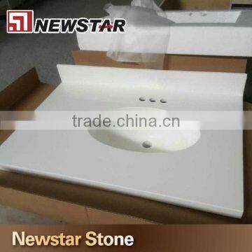 One piece whole set cultured marble vanity tops