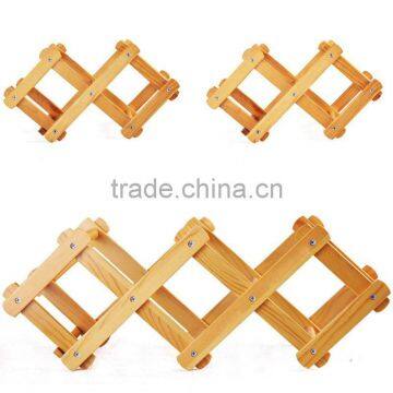 Wooden Wine Bottle Stand-creative Wooden Rack photo-3