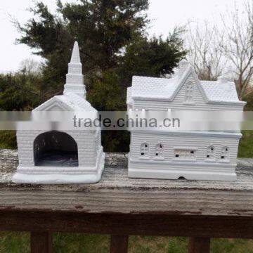 Christmas Village Houses White Christmas Village Church photo-5