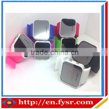 Hot!! Wholesale Fashional & colorful unisex Luxury silicone LED watch,LED silicone watch