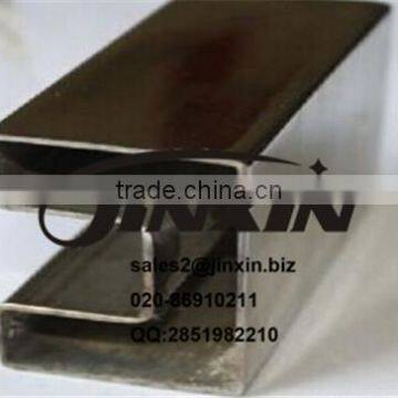 JINXIN Manufacturer for Inox Square Slot Tube for glass railling handrail prices