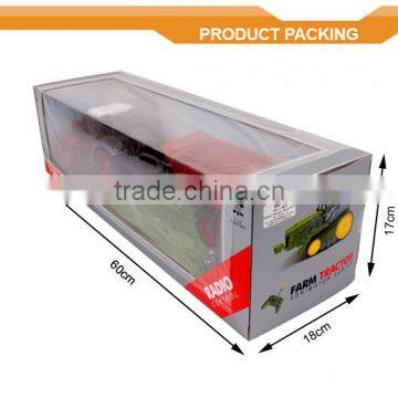 China Wholesale Sale Plastic Farm Trailer Wheels Trucks Set Battery Radio Remote Control Toy Tractor for Children photo-6