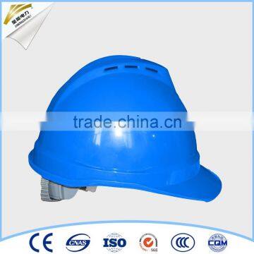 All Types of Light Blue Factory Safety Helmet With Chin Strap